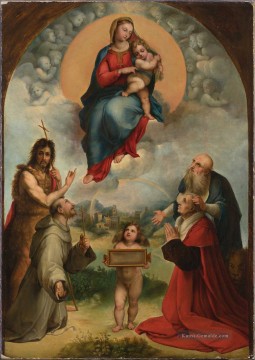 Raphael Werke - Die Madonna von Foligno Renaissance Meister Raphael